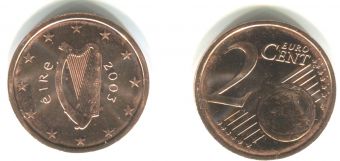Ирландия 2 Цента 2003 год