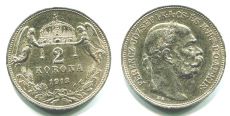 Австро-Венгрия 2 Кроны 1913 год  (2)