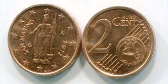 2 Цента Сан-Марино 2012 Регулярная