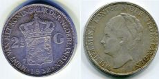 Нидерланды 2,5 Гульдена 1932 год 