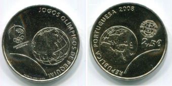 2,5 Евро Португалия 2008 Олимпиада в Пекине