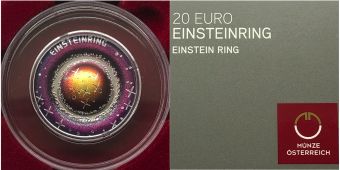 20 Евро Австрия 2025 Кольцо Эйнштейна