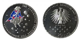 20 Евро Германия 2020 Барон фон Мюнхгаузен