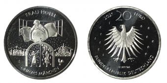 20 Евро Германия 2021 Фрау Холле