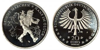 20 Евро Германия 2023 Счастливый Ганс
