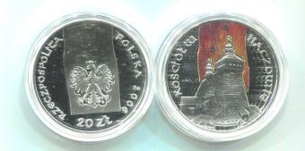 Польша 20 злотых 2006 костел в Хачове