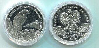 Польша 20 злотых 2008 Сокол