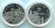 Польша 20 злотых 2008 церковь в Казимеже-Дольном