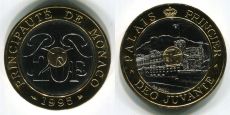 Монако 20 Франков 1995 год                     