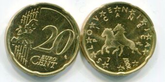 Словения 20 Центов 2007