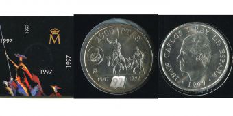 2000 Песет Испания 1997 Дон Кихот