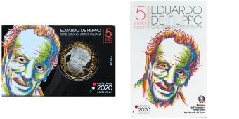 5 Евро Италия 2020 Эдуардо Де Филиппо