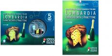 5 Евро Италия 2022 Франчакорта и Панеттоне