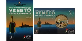 5 Евро Италия 2023 Венето