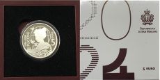 5 Евро Сан-Марино 2024 Джакомо Пуччини