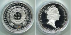 Австралия 5 Долларов 2000 Олимпиада Сидней (8)       