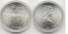 5 Долларов Канада 1976 Олимпиада Монреаль Бокс АЦ     