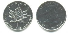5 Долларов Канада 2009 Кленовый Лист Серебро Унция 