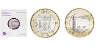 5 Евро Финляндия 2013 Маяк, Аландские острова, PROOF
