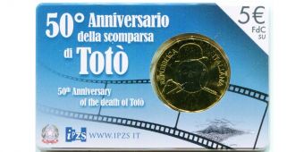 5 Евро Италия 2017 комик Тото