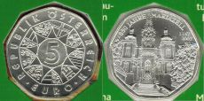 5 Евро Австрия 2007 850 лет Базилике Мариацель (1)