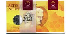 5 Евро Австрия 2021 Янус BU