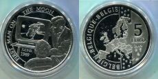 5 Евро Бельгия 2019 Первый Человек на Луне
