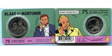 5 Евро Бельгия 2021 Блейк и Мортимер BU