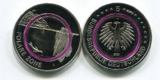 5 Евро Германия 2021 F Полярная Зона     