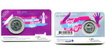 5 Евро Нидерланды 2013 Утрехтский договор