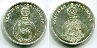 5 Евро Португалия 2006 Алкобаса