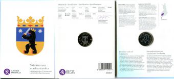 5 Евро Финляндия 2010 провинция Сатакунте PROOF
