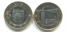 5 Евро Финляндия 2013 Маяк, Аландские острова