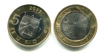 5 Евро Финляндия 2013 Крепость Олафсборг, Саво