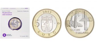 5 Евро Финляндия 2013 Саммаллахденмяки, PROOF