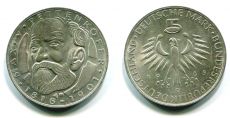 5 Марок Германия 1968 Макс фон Петтенкофер