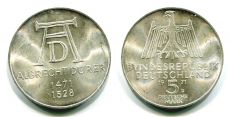 5 Марок Германия 1971 Альбрехт Дюрер