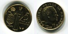 Монако 5 Сантимов 1995 год                