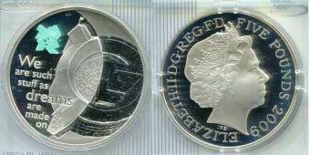 Великобритания 5 Фунтов 2009 Олимпиада в Лондоне (6)   