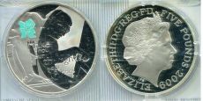 Великобритания 5 Фунтов 2009 Олимпиада в Лондоне (7)      
