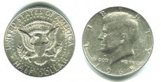 США 50 Центов 1965 год Кеннеди  