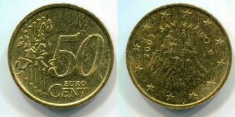 50 Центов Сан-Марино 2003 Регулярная