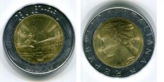 Италия 500 Лир 1983 год 