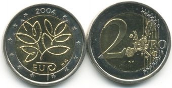 2 Евро Финляндия 2004 расширение Евросоюза